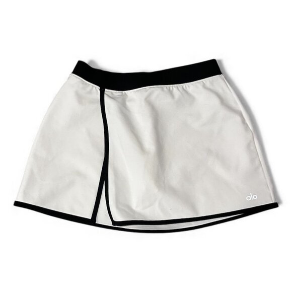Alo Airbrush Streamlined Skirt in Ivory / Black XS - Picture 1 of 2